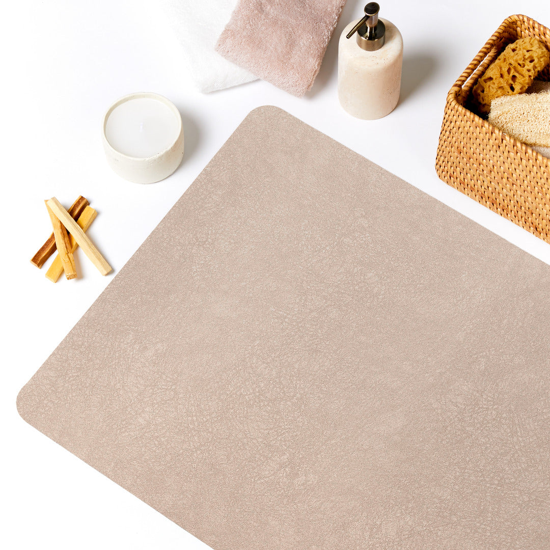 Fast Dry Bath Mat (Dusty Rose)