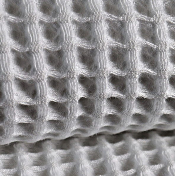 6 Piece Waffle Towel Bundle in Mist Grey