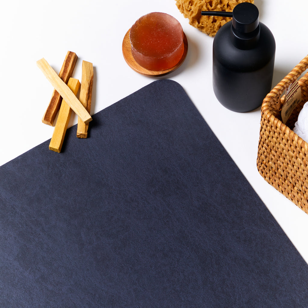 Fast Dry Bath Mat - Navy