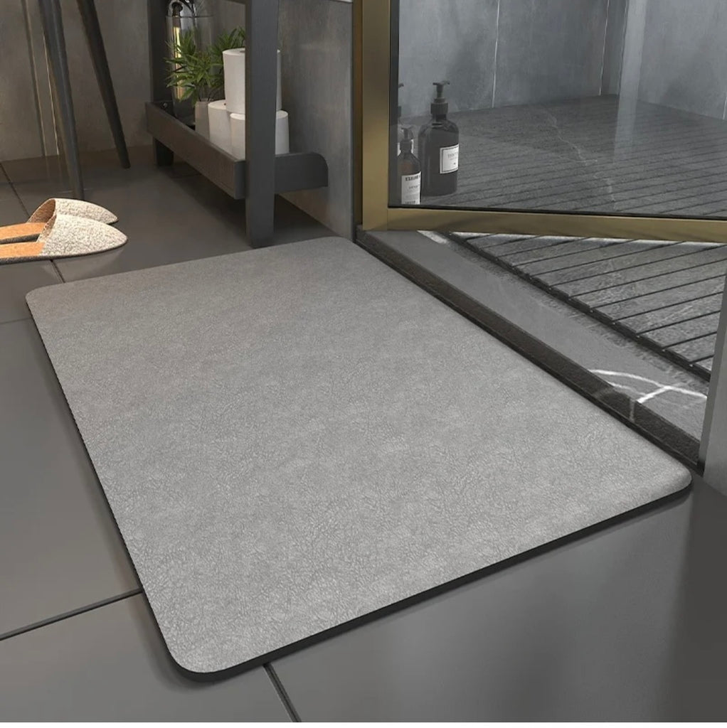 Fast Dry Bath Mat - Stone Grey