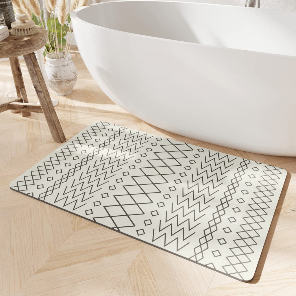 Fast Dry Bath Mat - Boho