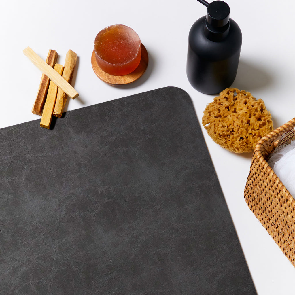 Fast Dry Bath Mat (Charcoal)