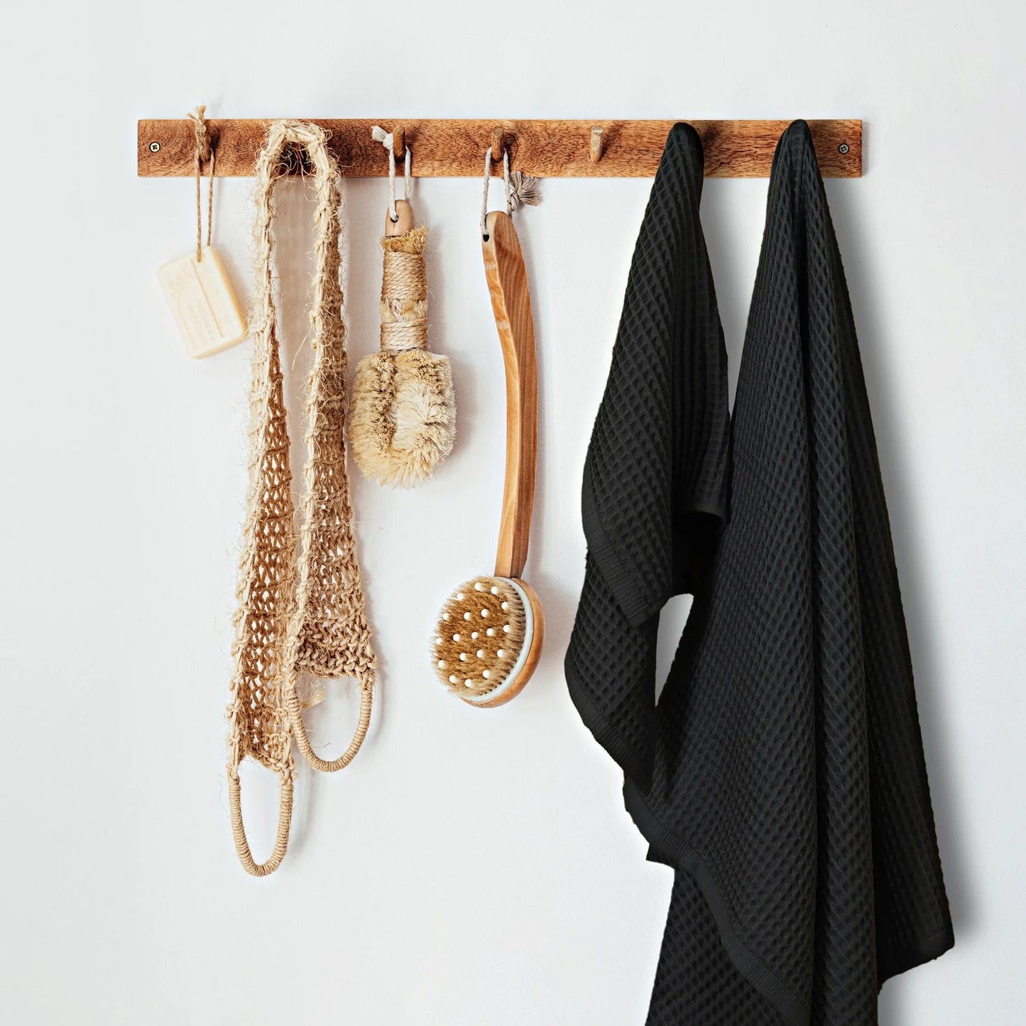 Luxury Organic Waffle Bath Sheet - Slate