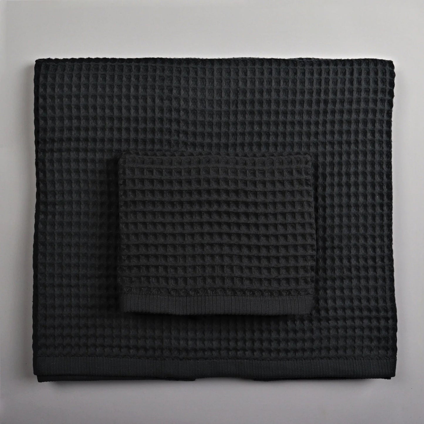 Luxury Organic Waffle Bath Sheet - Slate