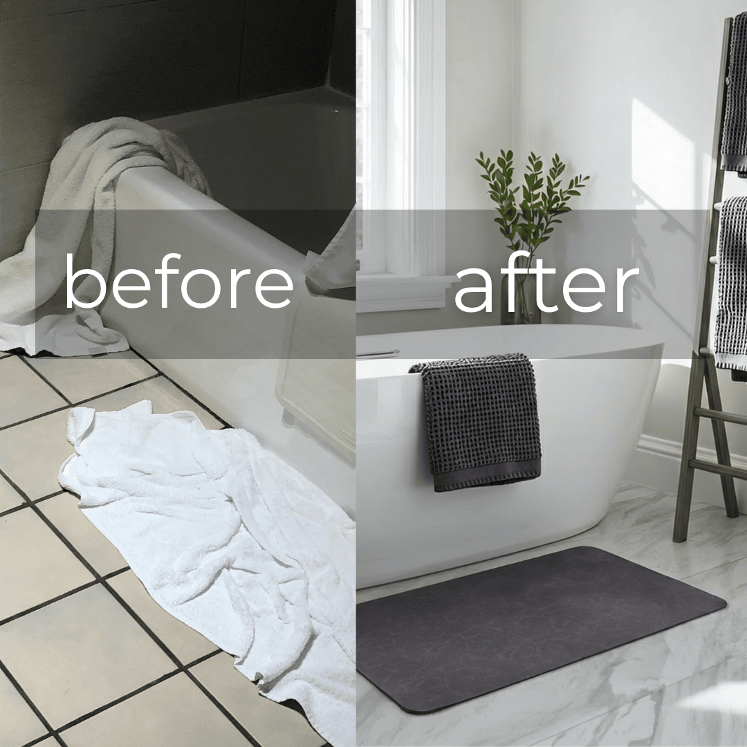 Fast Dry Bath Mat - Charcoal