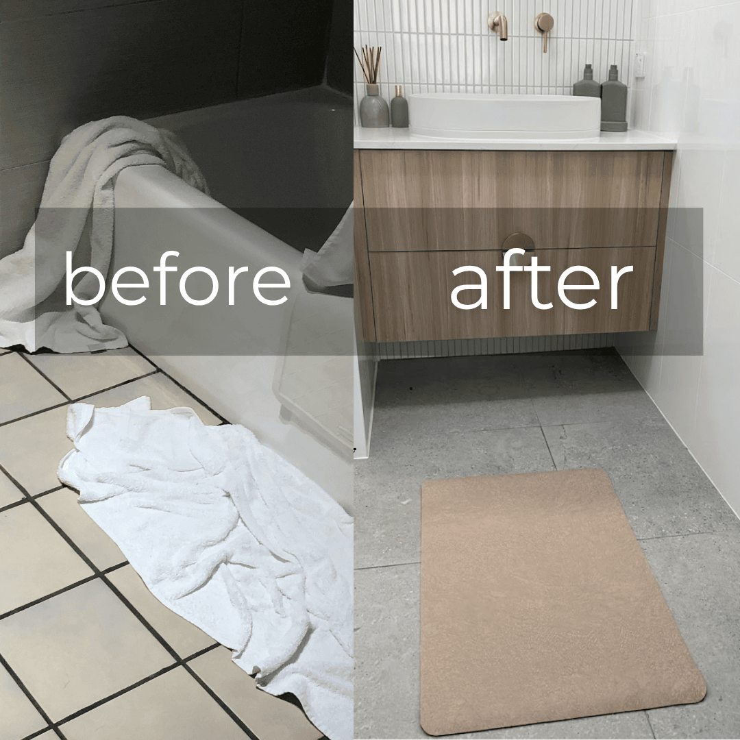 Fast Dry Bath Mat - Dusty Rose