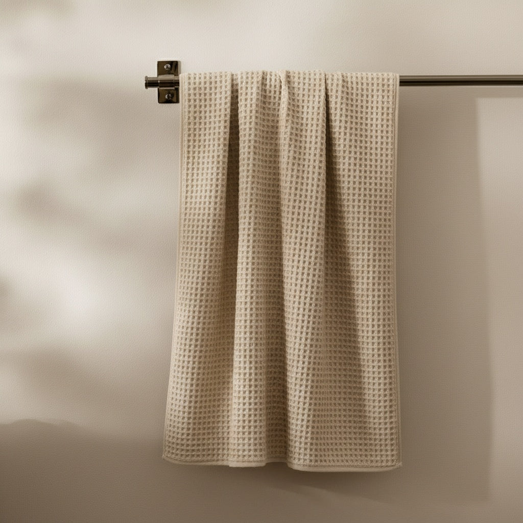 Waffle Towel Starter Bundle (4 pc) - Natural Beige