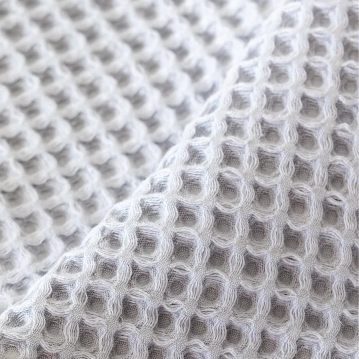 Luxury Organic Waffle Bath Sheet - Mist